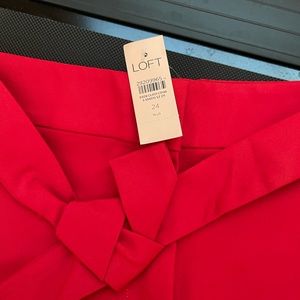 Brand New LOFT red shorts